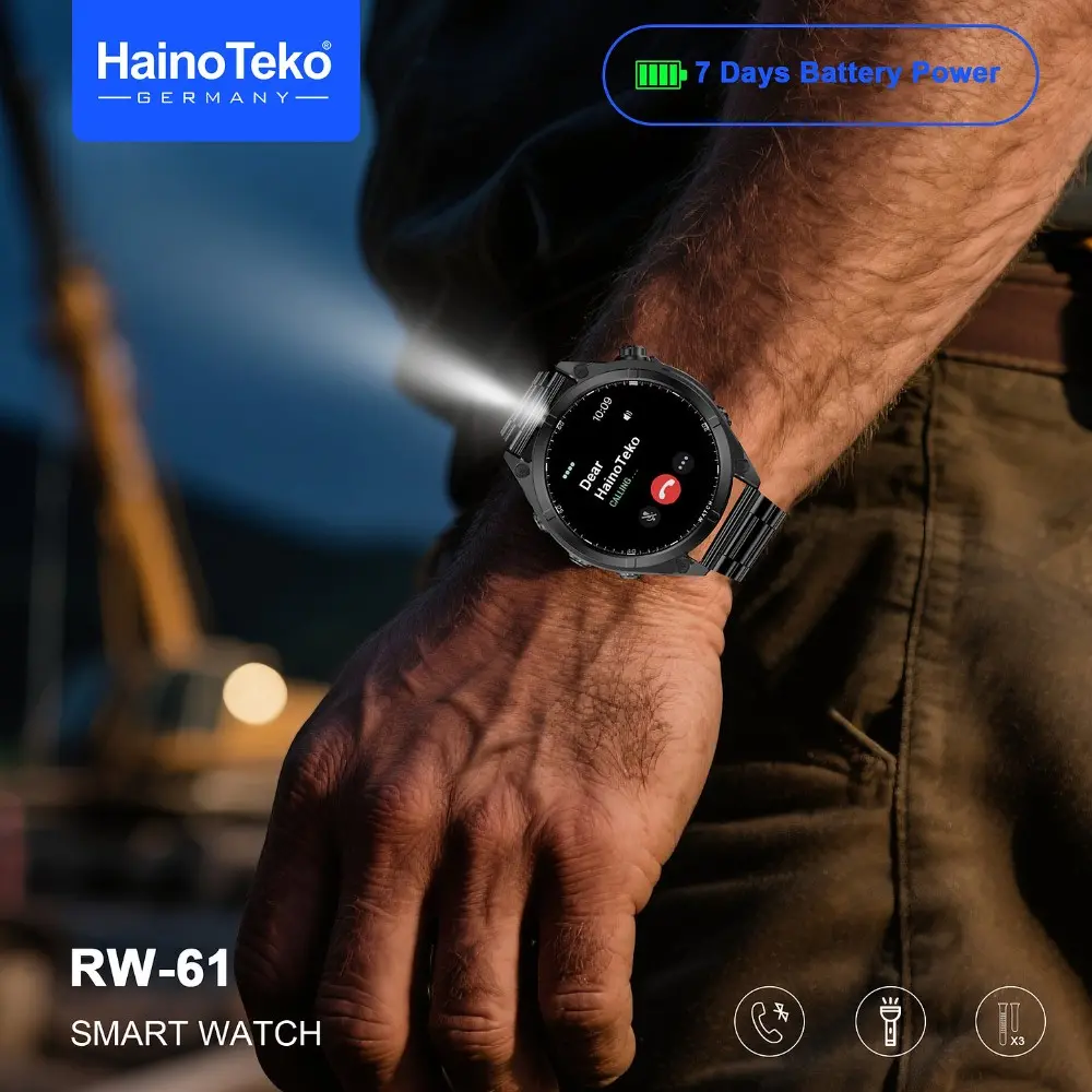 HAINO TEKO RW-61 , Meilleur Prix Tunisie , Montre Smartwatch , Appel , Bluetooth , 3 ceintures, connectée