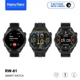 HAINO TEKO RW-61 , Meilleur Prix Tunisie , Montre Smartwatch , Appel , Bluetooth , 3 ceintures, connectée