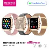 HAINO TEKO 22 Mini tunisie , Meilleur Prix Tunisie , Montre Smartwatch , Appel Bluetooth , Rose gold , montre connectée femme