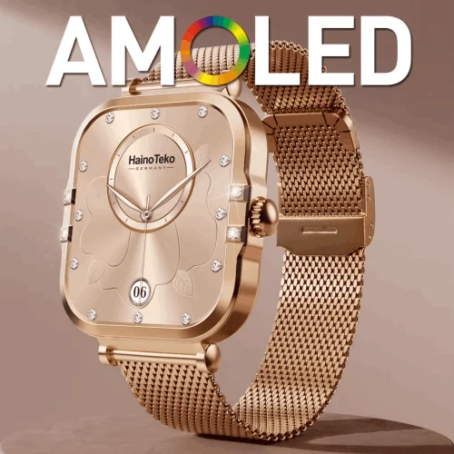 HAINO TEKO 22 Mini tunisie , Meilleur Prix Tunisie , Montre Smartwatch , Appel Bluetooth , Rose gold , montre connectée femme 2