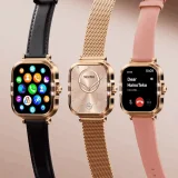HAINO TEKO 22 Mini tunisie , Meilleur Prix Tunisie , Montre Smartwatch , Appel Bluetooth , Rose gold , montre connectée femme