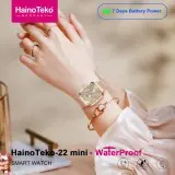 HAINO TEKO 22 Mini tunisie , Meilleur Prix Tunisie , Montre Smartwatch , Appel Bluetooth , Rose gold , montre connectée femme