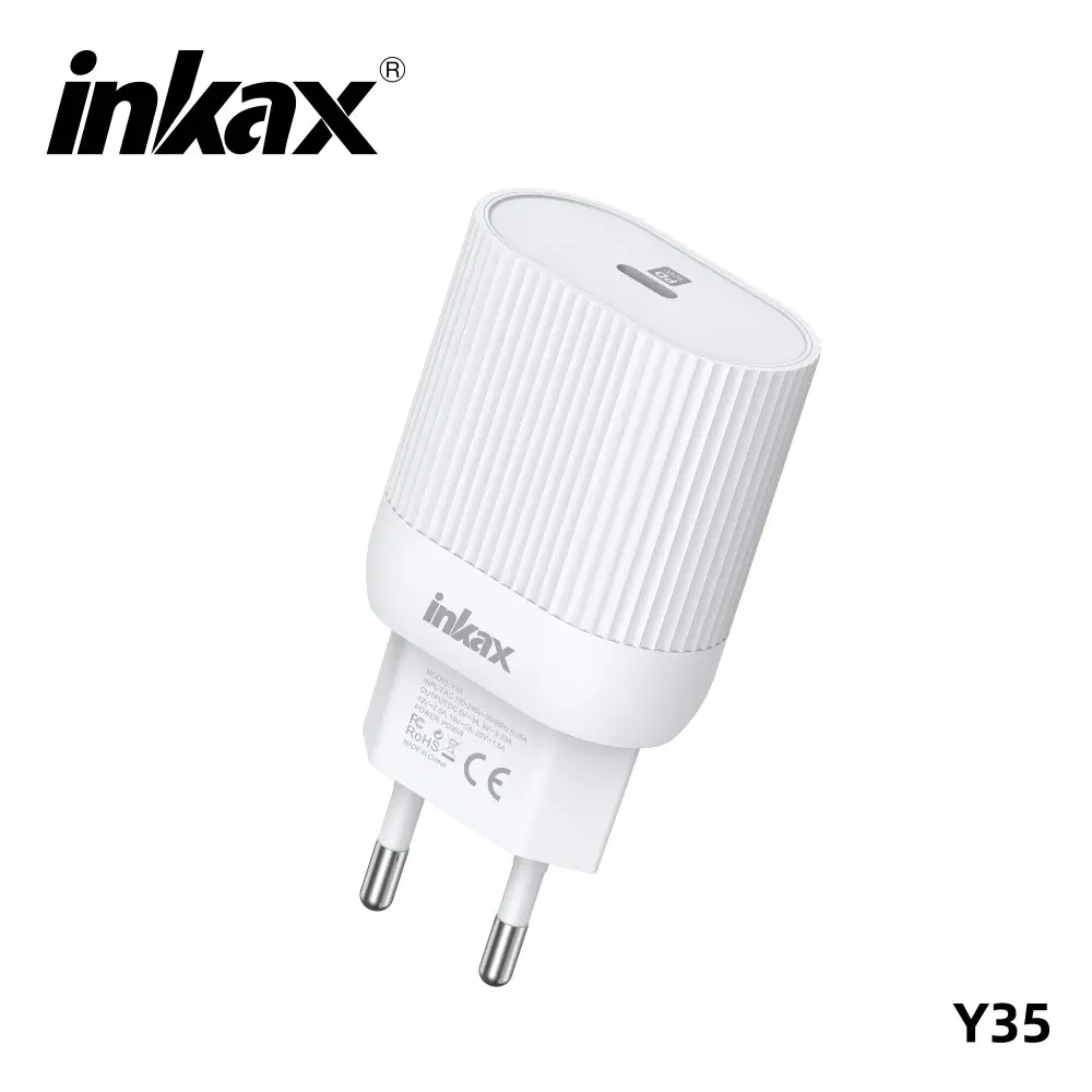 charge rapide tunisie, charge fast tunisie, charge type c tunisie, Chargeur Rapide INKAX Y35 30W Samsung iPhone Infinix Redmi