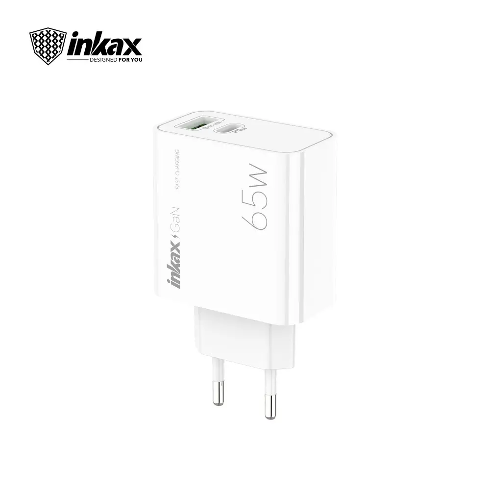 charge rapide tunisie, charge fast tunisie, charge type c tunisie, Chargeur Rapide INKAX C09 65W Samsung iPhone Infinix Redmi