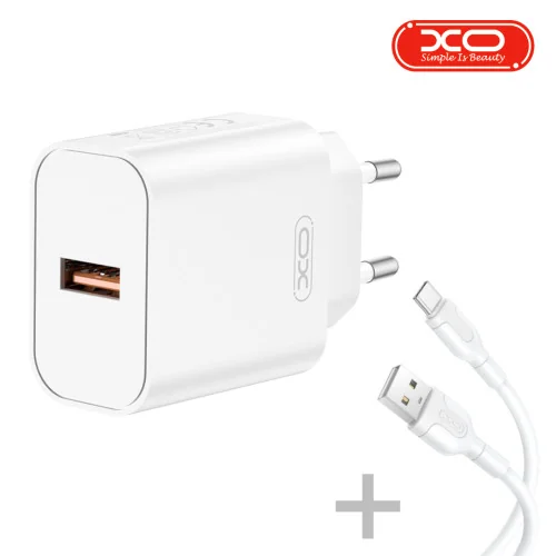 charge rapide tunisie, charge fast tunisie, charge type c tunisie, Chargeur Rapide XO L103 18W Samsung iPhone Infinix Redmi