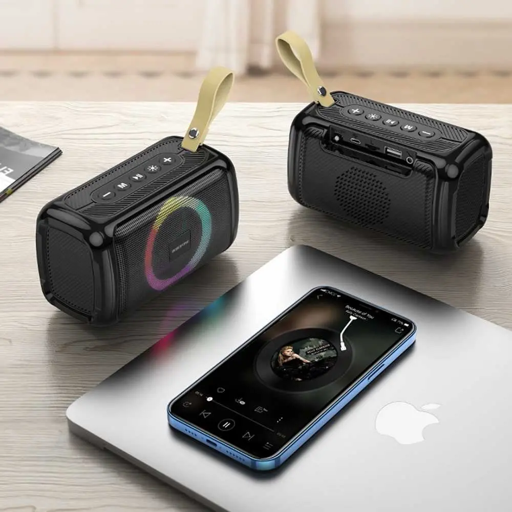 Haut-Parleur Bluetooth BOROFONE BR17 – Son Puissant et Connectivité 5.1 au Meilleur Prix en Tunisie