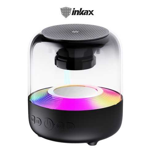 Haut-Parleur Bluetooth INKAX BS32 – Compact, Puissant et RGB au Meilleur Prix en Tunisie