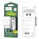 Chargeur HOCO 2.4A C73A iPhone Tunisie meilleur prix