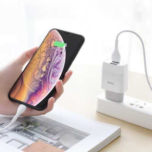 Chargeur HOCO 2.4A C73A iPhone Tunisie meilleur prix Chargeur HOCO 2.4A C73A iPhone Tunisie meilleur prix