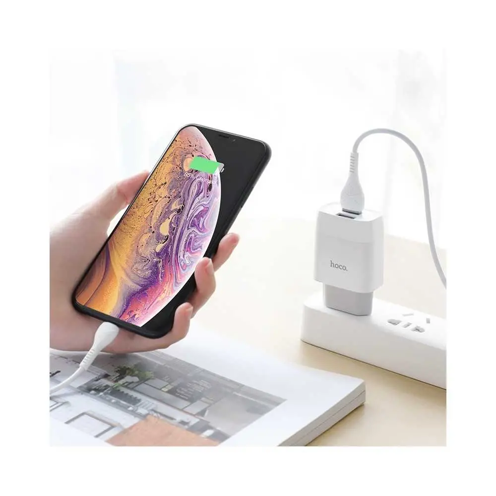 Chargeur HOCO 2.4A C73A iPhone Tunisie meilleur prix