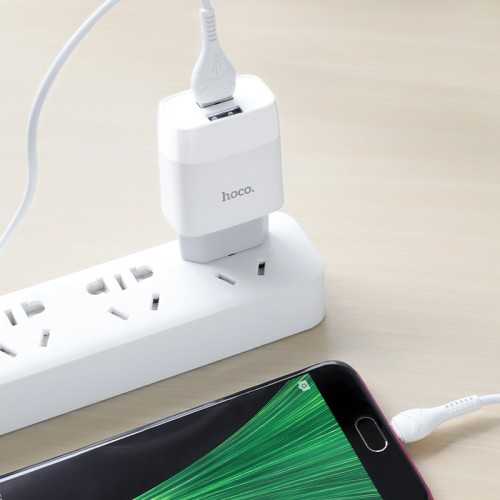 Chargeur HOCO 2.4A C73A Micro Tunisie meilleur prix Chargeur HOCO 2.4A C73A Micro Tunisie meilleur prix