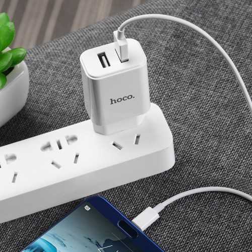 Chargeur HOCO 2.1A C62A Type C Tunisie meilleur prix Chargeur HOCO 2.1A C62A Type C Tunisie meilleur prix