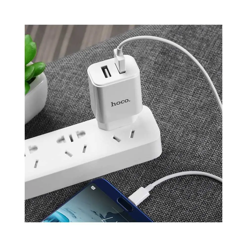 Chargeur HOCO 2.1A C62A Type C Tunisie meilleur prix