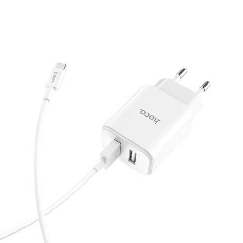 Chargeur HOCO 2.1A C62A Type C Tunisie meilleur prix Chargeur HOCO 2.1A C62A Type C Tunisie meilleur prix