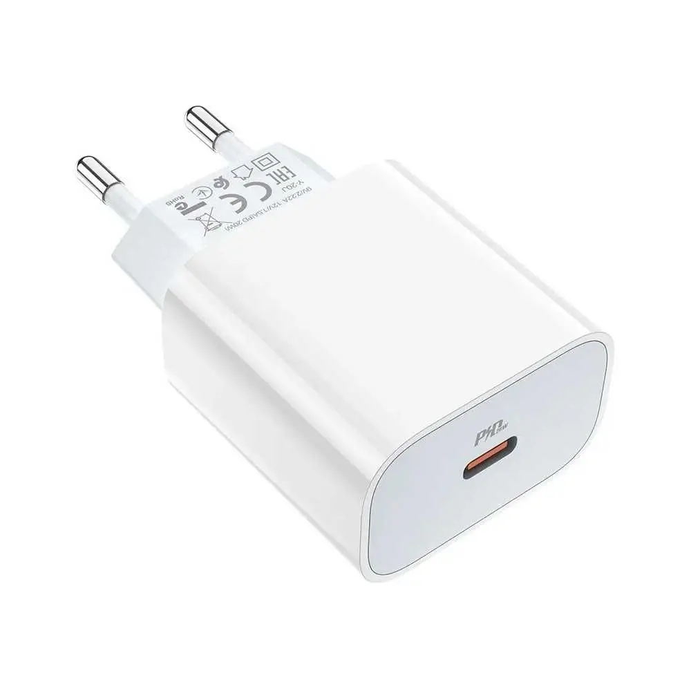 Tête chargeur Fast PD Charge BOROFONE 20W BA38A Tunisie meilleur prix