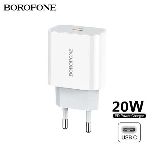 Tête chargeur Fast PD Charge BOROFONE 20W BA38A Tunisie meilleur prix Tête chargeur Fast PD Charge BOROFONE 20W BA38A Tunisie meilleur prix