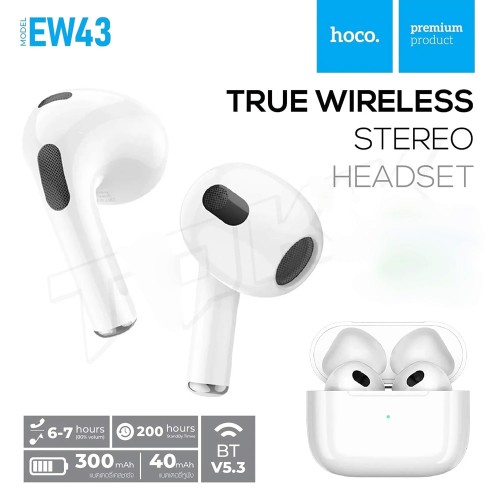 Écouteur Bluetooth Sans fil HOCO EW26 - Airpods Tunisie Écouteur Bluetooth Sans fil HOCO EW26 - Airpods Tunisie