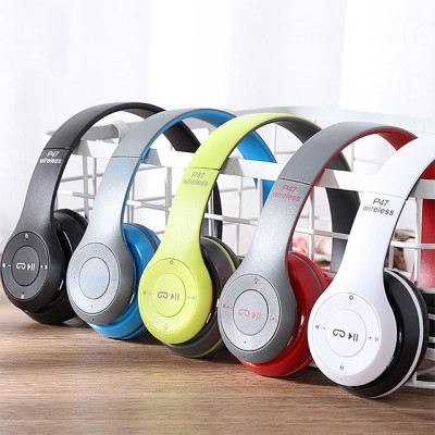 Casque Sans Fil P47 Bluetooth Noir Tunisie Casque Sans Fil P47 Bluetooth Noir Tunisie
