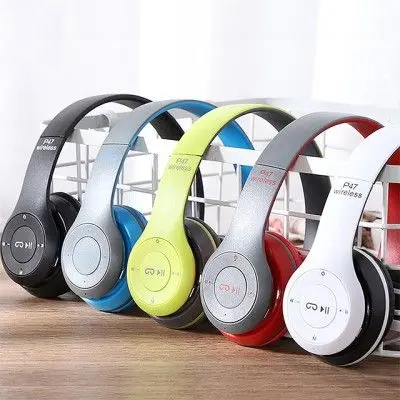 Casque Sans Fil P47 Bluetooth Noir Tunisie 2
