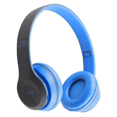 Casque Sans Fil P47 Bluetooth Bleu Tunisie Casque Sans Fil P47 Bluetooth Bleu Tunisie