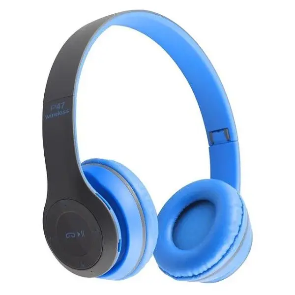 Casque Sans Fil P47 Bluetooth Bleu Tunisie