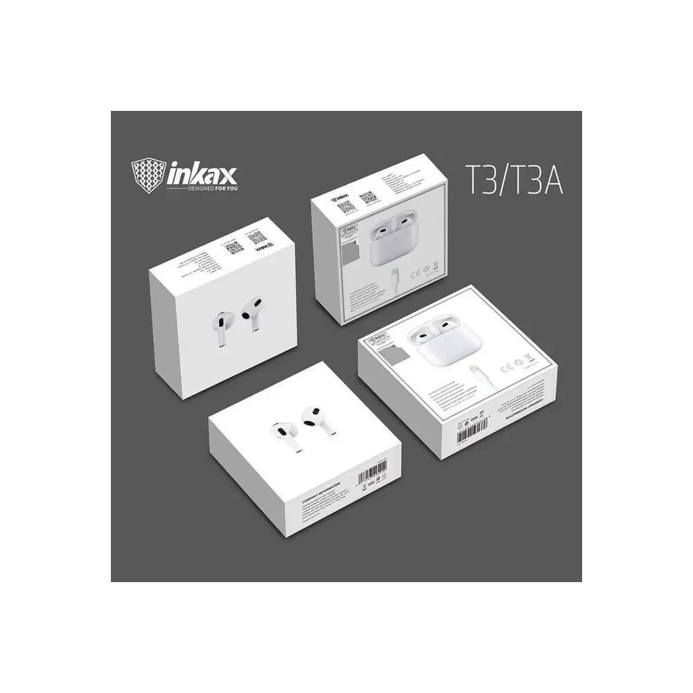 Airpods Bluetooth Sans fil INKAX T3 meilleur prix Tunisie livraison promo ecouteur