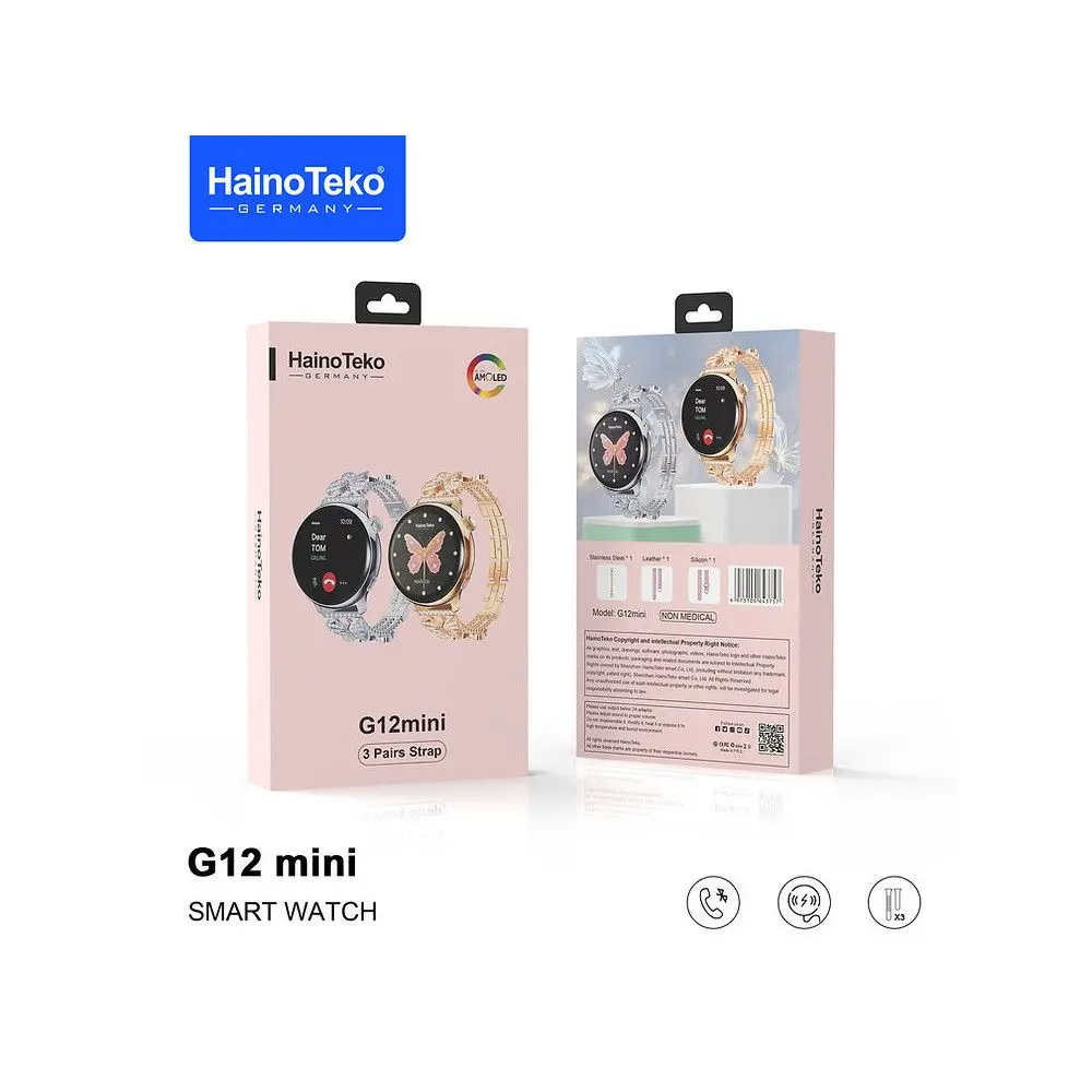 Montre Connectée HAINO TEKO G12 Mini - Smartwatch tunisie prix