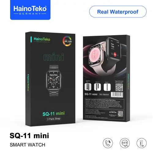Montre Connectée HAINO TEKO SQ11 Mini Noir Tunisie prix 2