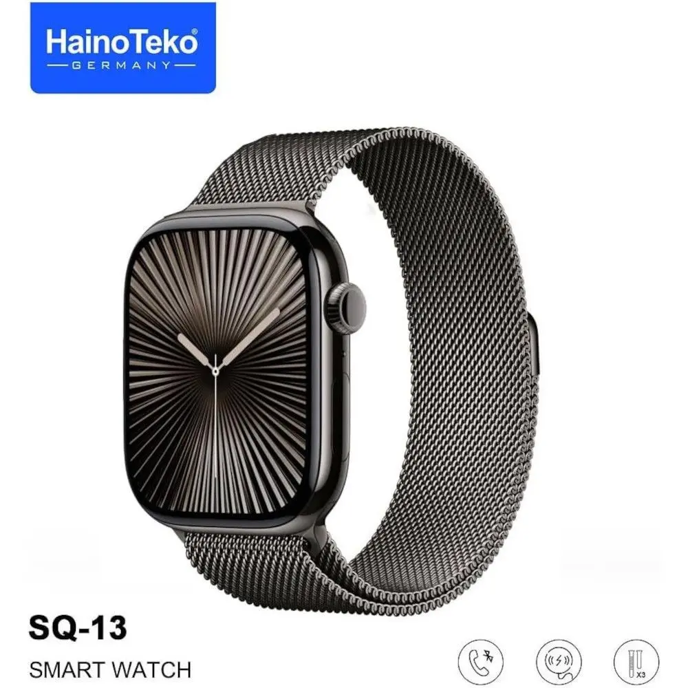 HAINO TEKO SQ-13 , Meilleur Prix Tunisie , Montre Smartwatch , Appel , Bluetooth , 3 ceintures, connectée