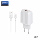 Chargeur INKAX C02 Micro 10W chargeur rapide Meilleur Prix Tunisie double USB Android iphone