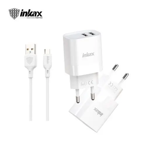 Chargeur INKAX C06 Micro 12W chargeur rapide Meilleur Prix Tunisie double USB Android iphone 2