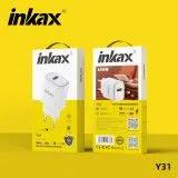Chargeur INKAX Y31 Type-C 18W chargeur rapide QC 3.0 Meilleur Prix Tunisie double USB Android iphone Fast