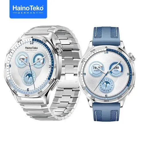 HAINO TEKO GT5 Max RW-64 Bleu , Meilleur Prix Tunisie , Montre Smartwatch , Appel , Bluetooth , 3 ceintures, connectée