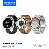 HAINO TEKO GT5 Max RW-64 Marron , Meilleur Prix Tunisie , Montre Smartwatch , Appel , Bluetooth , 3 ceintures, connectée