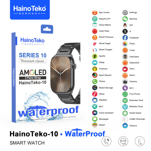 Montre Connectée HAINO TEKO 10 Waterproof , Meilleur Prix Tunisie , Smartwatch , Appel , Bluetooth, étanche, waterproof Montre Connectée HAINO TEKO 10 Waterproof , Meilleur Prix Tunisie , Smartwatch , Appel , Bluetooth, étanche, waterproof