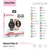 Montre Connectée HAINO TEKO 5 , Meilleur Prix Tunisie , Smartwatch , Appel , femme, étanche, waterproof, rose gold