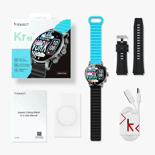 Kieslect KR2 Smartwatch montre connectée appels Bluetooth meilleur prix tunisie Kieslect KR2 Smartwatch montre connectée appels Bluetooth meilleur prix tunisie