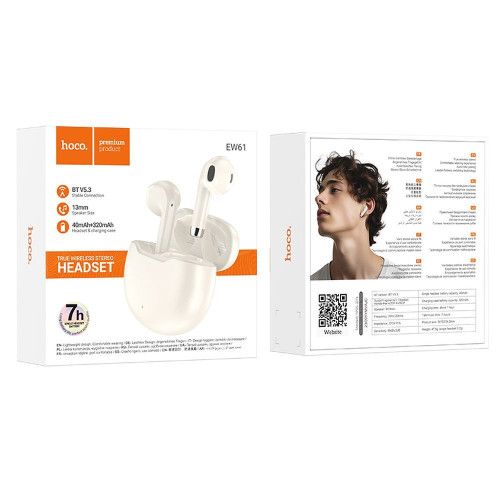 kit Bluetooth Hoco EW61 ANC Tunisie écouteur AirPods pas cher meilleur prix