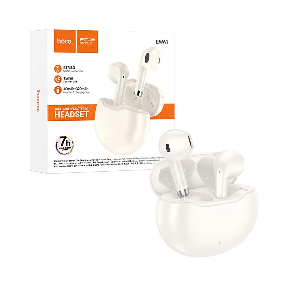 kit Bluetooth Hoco EW61 ANC Tunisie écouteur AirPods pas cher meilleur prix