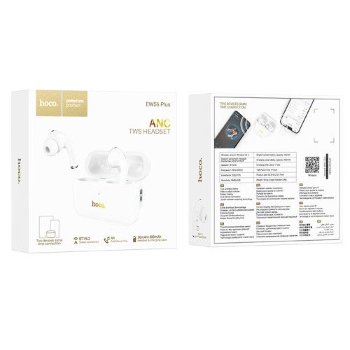 kit Bluetooth Hoco EW56 Plus ANC Tunisie écouteur AirPods pas cher meilleur prix