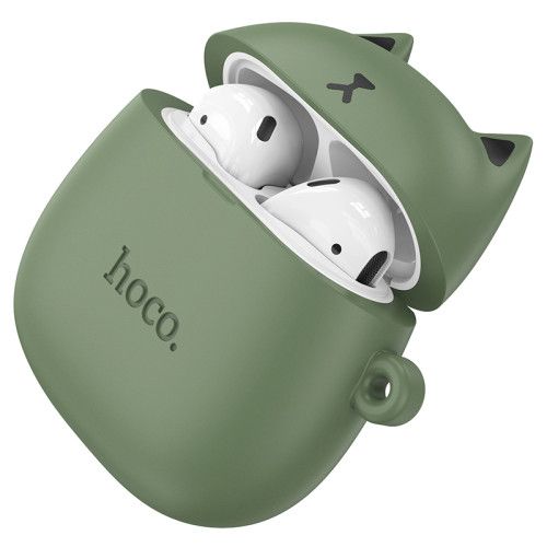 kit Bluetooth Hoco EW45 Chat Vert Tunisie écouteur AirPods pas cher meilleur prix