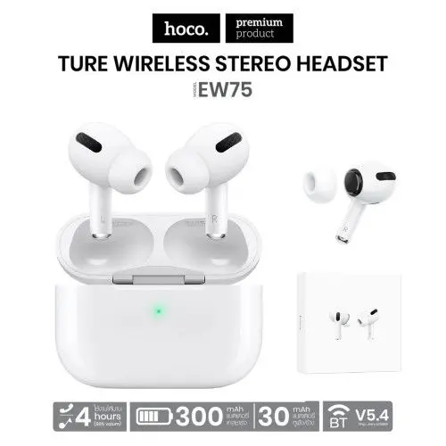 kit Bluetooth Hoco EW75 ANC Tunisie écouteur AirPods pas cher meilleur prix